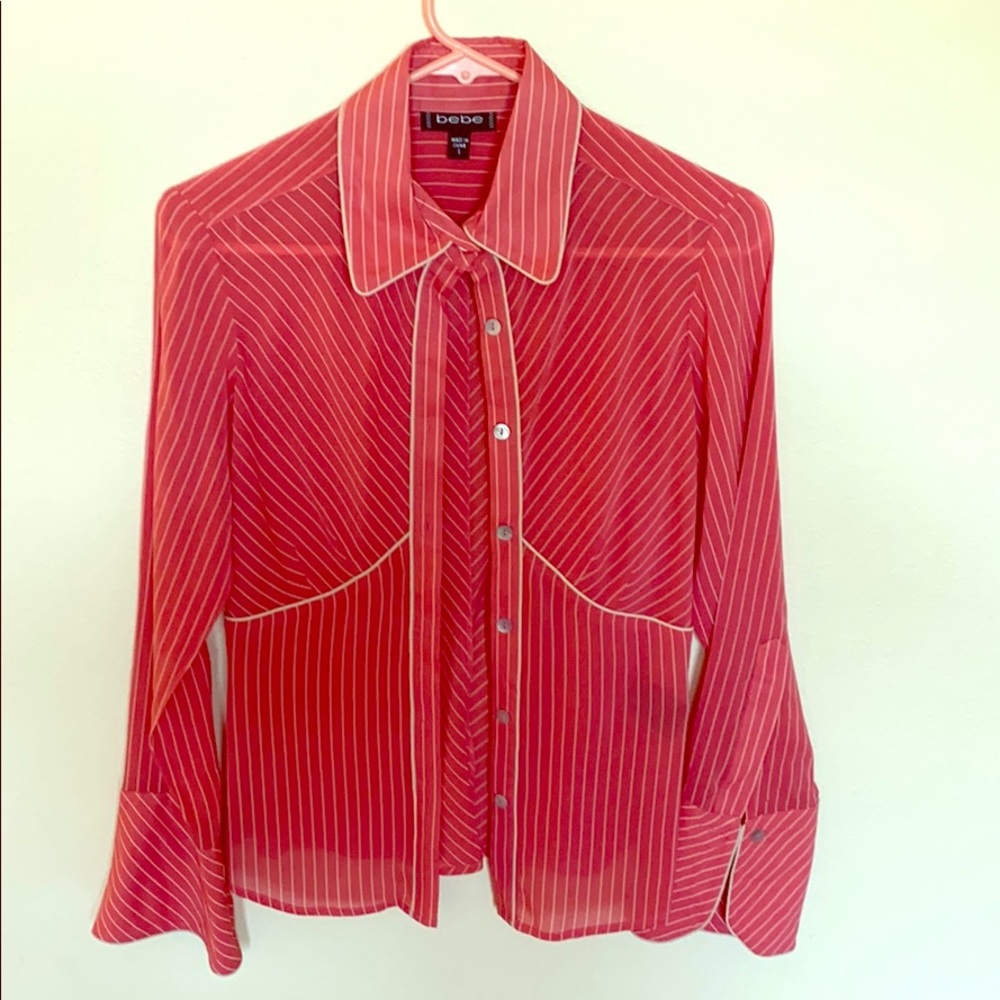 Beautiful sheer dress shirt